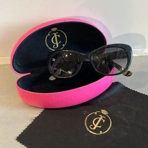 Juicy Couture JU 556/S Black Studded Cat-Eye Sunglasses